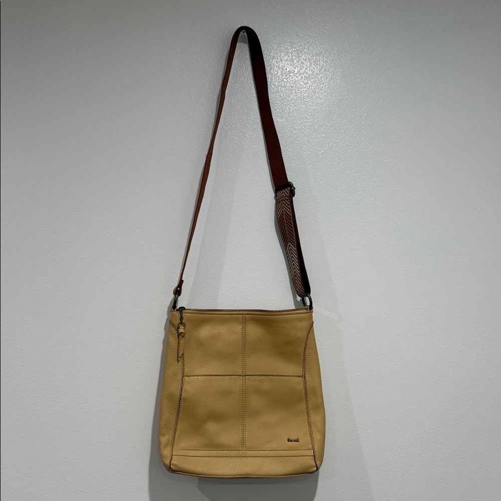 The Sak Crossbody Bag with Brown Strap